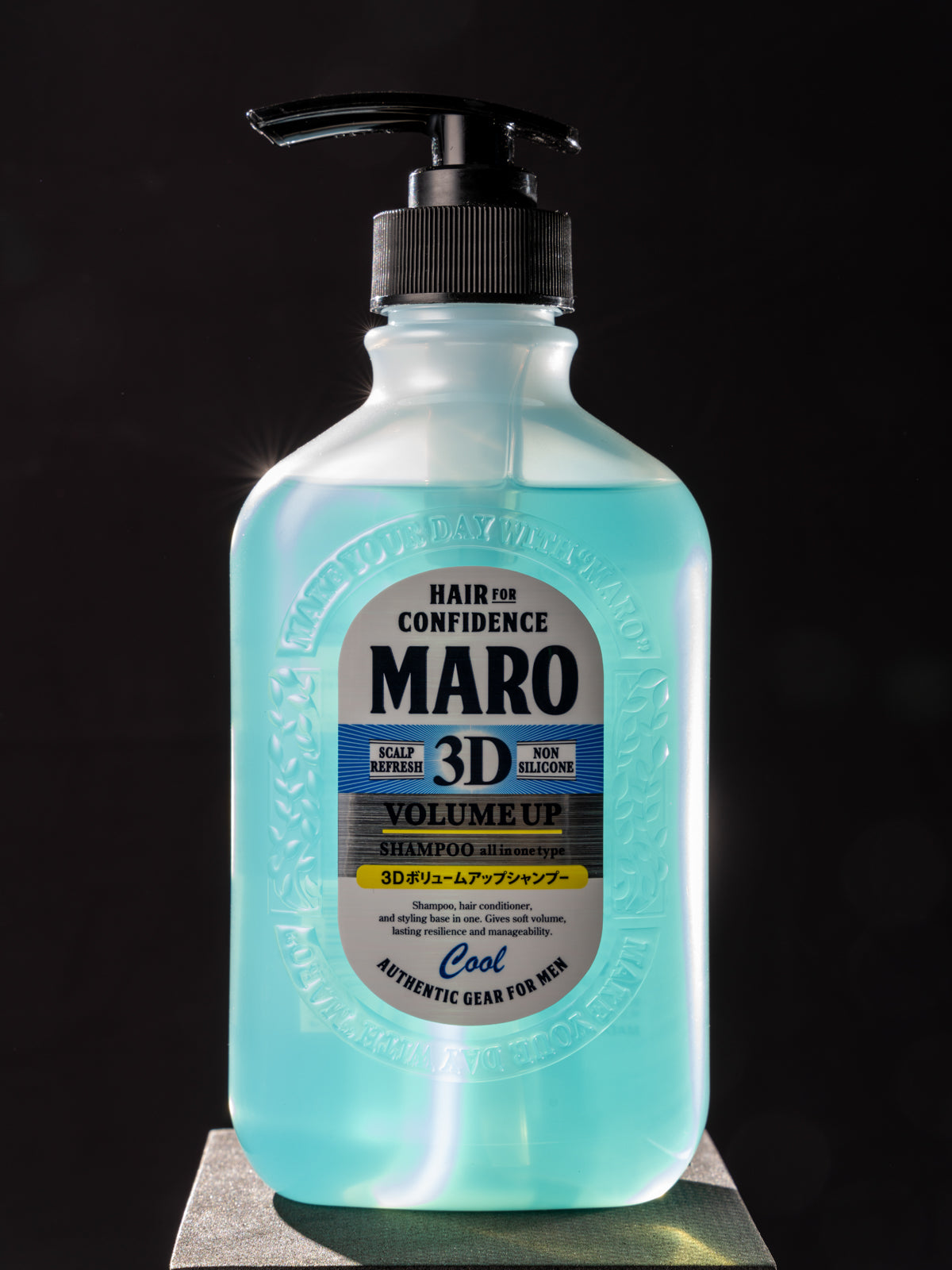 【クール】3D ボリュームアップ シャンプー [超立毛] クールシトラスの香り MARO マーロ 440mL