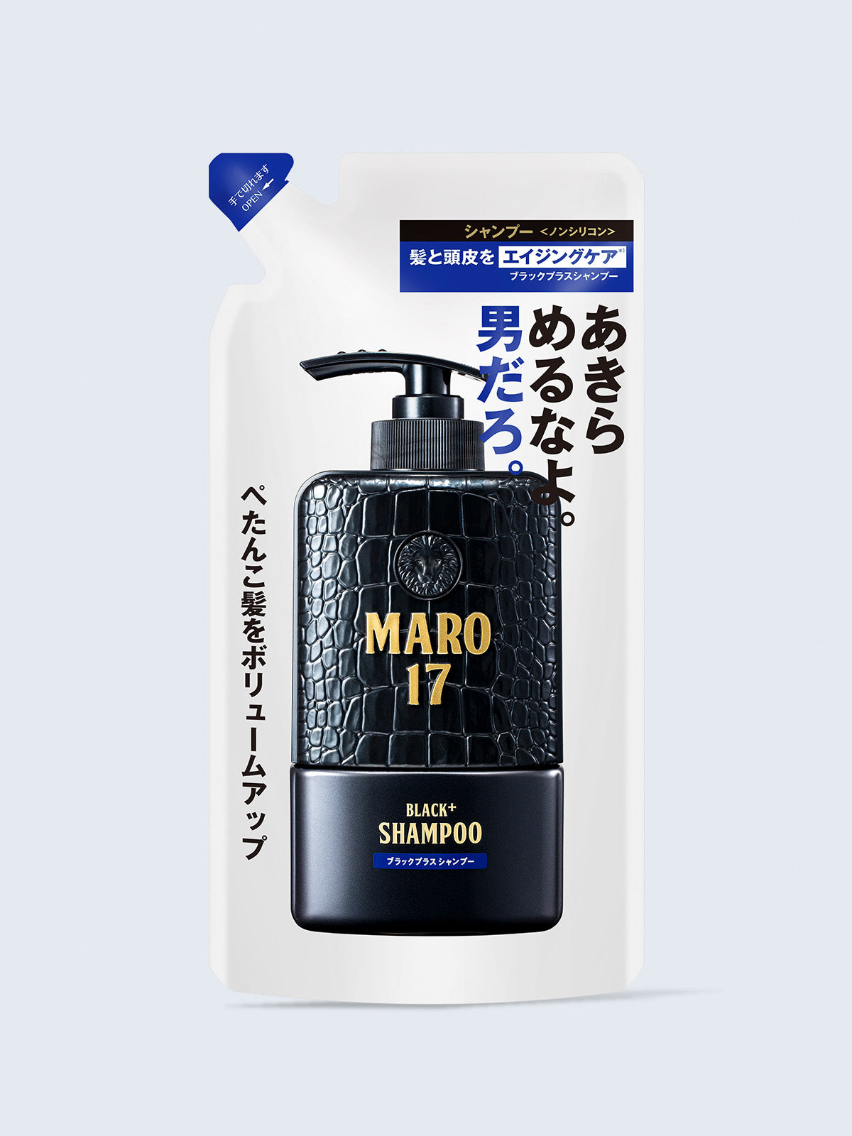 シャンプー ブラックプラス [ハリコシのある黒髪へ] ジェントルミントの香り MARO17 マーロ17 300mL 詰替